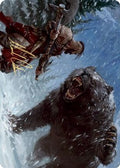 Blizzard Brawl Art Card (Gold-Stamped Signature) (ASKHM-041) - Art Series: Kaldheim Foil