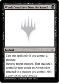 Would You Have Done the Same? (UNK-) - Un-Known Event Playtest Cards