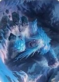 Icehide Troll Art Card (ASKHM-046) - Art Series: Kaldheim