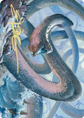 Koma, Cosmos Serpent Art Card (60/81) (Gold-Stamped Signature) (ASKHM-060) - Art Series: Kaldheim
