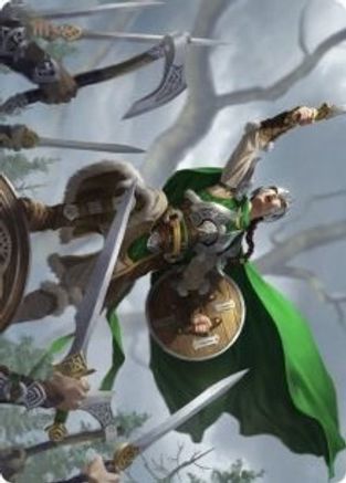 Maja, Bretagard Protector Art Card (ASKHM-061) - Art Series: Kaldheim