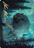 Sarulf, Realm Eater Art Card (Gold-Stamped Signature) (ASKHM-065) - Art Series: Kaldheim