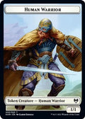 Human Warrior // Spirit Double-Sided Token (KHM-3 // 4) - Kaldheim Foil