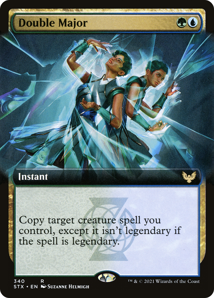 Double Major (Extended Art) (STX-340) - Strixhaven: School of Mages: (Extended Art) Foil