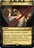 Doom Blade (Foil Etched) (STA-028) - Strixhaven Mystical Archive (Borderless) Foil