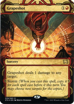 Grapeshot (Foil Etched) (STA-039) - Strixhaven Mystical Archive (Borderless) Foil