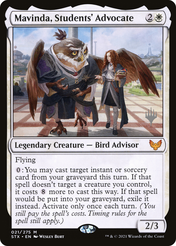 Mavinda, Students' Advocate (PPSTX-021) - Strixhaven: School of Mages Promos Foil