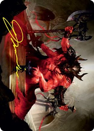Awaken the Blood Avatar Art Card (Gold-Stamped Signature) (ASSTX-020) - Art Series: Strixhaven