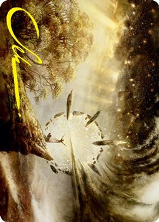 Harness Infinity Art Card (Gold-Stamped Signature) (ASSTX-027) - Art Series: Strixhaven