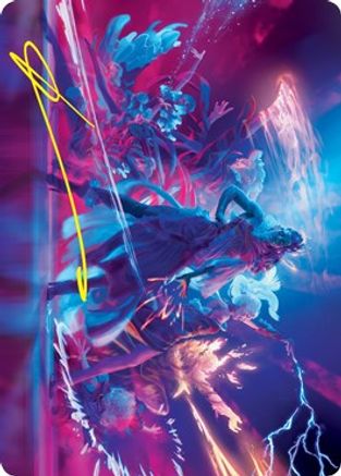 Prismari Command Art Card (Gold-Stamped Signature) (ASSTX-035) - Art Series: Strixhaven