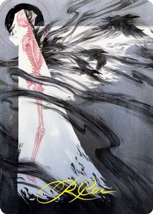 Tendrils of Agony Art Card (Gold-Stamped Signature) (ASSTX-073) - Art Series: Strixhaven