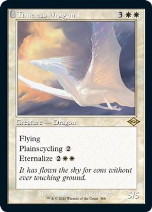 Timeless Dragon (Retro Frame) (Foil Etched) (MH2-388) - Modern Horizons 2 Foil
