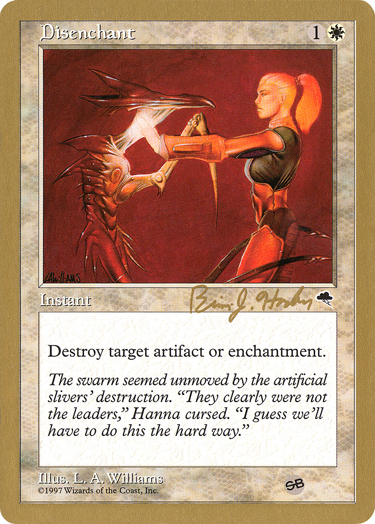Disenchant - 1998 Brian Hacker (TMP) (SB) (WCD-) - World Championship Decks 1998