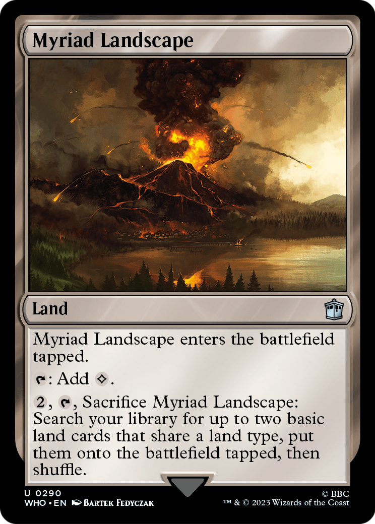 Myriad Landscape (WHO-290) - Doctor Who Foil