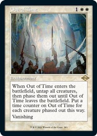 Out of Time (Retro Frame) (Foil Etched) (MH2-383) - Modern Horizons 2 Foil
