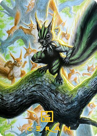 Chatterfang, Squirrel General Art Card (67/81) (Gold-Stamped Signature) (ASMH2-067) - Art Series: Modern Horizons 2