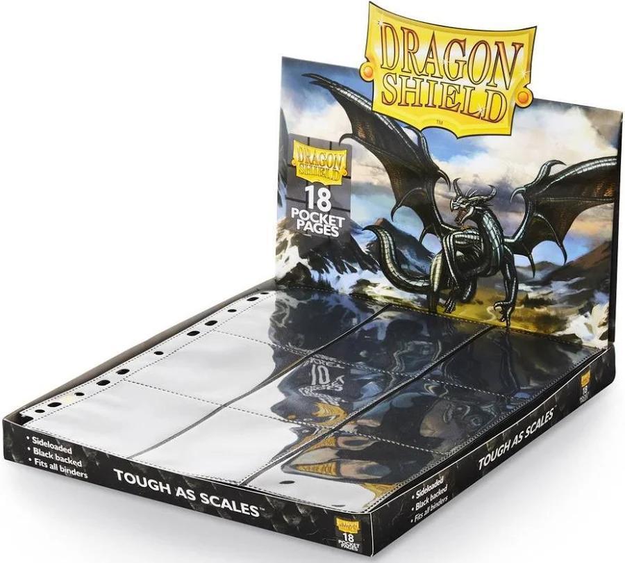 Dragon Shield 18 Pocket Pages Black