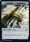 Clue (015) // Timeless Dragon Double-Sided Token (MH2-15 // 4) - Modern Horizons 2 Foil