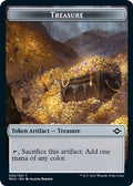 Treasure (020) // Timeless Witness Double-Sided Token (MH2-20 // 5) - Modern Horizons 2 Foil