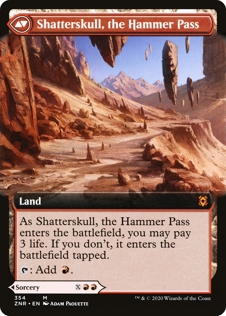 Shatterskull Smashing (Extended Art) (ZNR-354) - Zendikar Rising: (Extended Art)