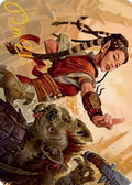 Half-Elf Monk Art Card (Gold-Stamped Signature) (ASAFR-028) - Art Series: Adventures in the Forgotten Realms