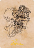 Djinni Windseer (Showcase) Art Card (Gold-Stamped Signature) (ASAFR-074) - Art Series: Adventures in the Forgotten Realms