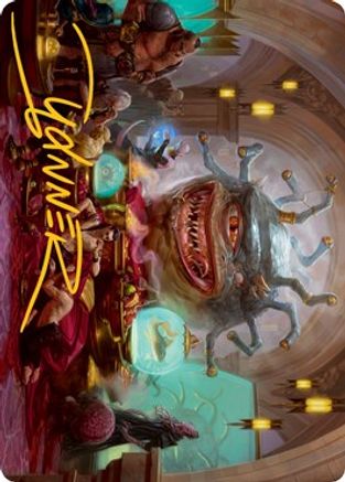 Xanathar, Guild Kingpin Art Card (Gold-Stamped Signature) (ASAFR-029) - Art Series: Adventures in the Forgotten Realms
