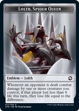 Emblem - Lolth, Spider Queen (AFR-017) - Adventures in the Forgotten Realms