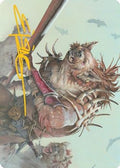 Gnoll Art Card (Gold-Stamped Signature) (ASAFR-011) - Art Series: Adventures in the Forgotten Realms