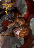 Manticore Art Card (Gold-Stamped Signature) (ASAFR-006) - Art Series: Adventures in the Forgotten Realms