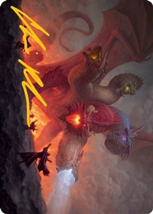 Tiamat Art Card (Gold-Stamped Signature) (ASAFR-026) - Art Series: Adventures in the Forgotten Realms