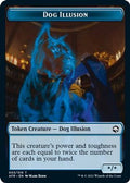 Dog Illusion // Boo Double-Sided Token (AFR-3 // 10) - Adventures in the Forgotten Realms Foil