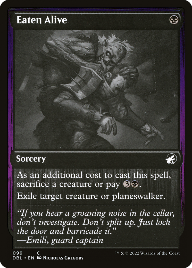 Eaten Alive (DBL-099) - Innistrad: Double Feature Foil