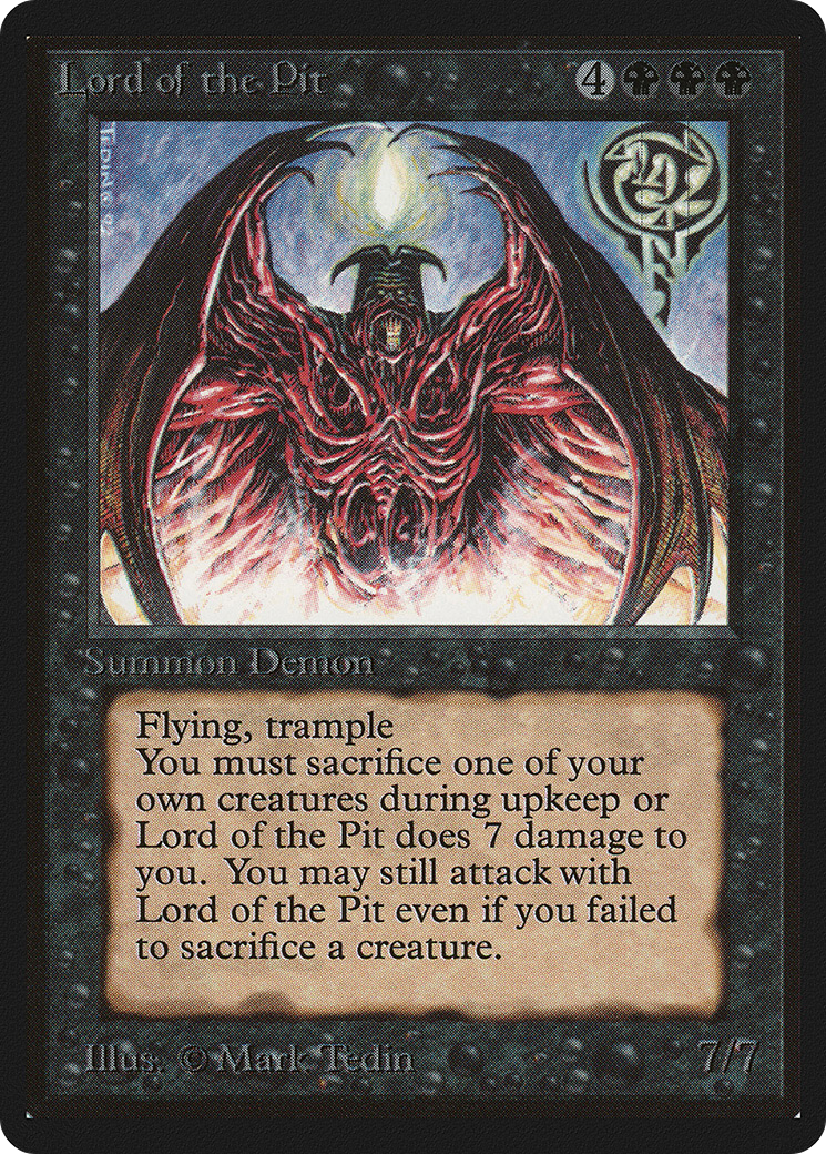 Lord of the Pit (LEB-) - Limited Edition Beta