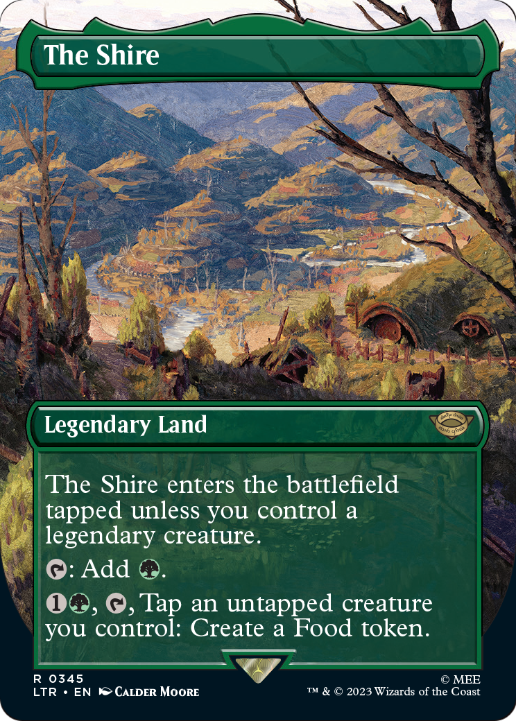 The Shire (Borderless) (LTR-345) - The Lord of the Rings: Tales of Middle-earth Foil