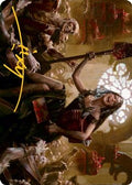 Gisa, Glorious Resurrector Art Card (Gold-Stamped Signature) (ASMID-035) - Art Series: Innistrad: Midnight Hunt
