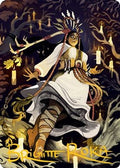 Candlegrove Witch Art Card (76/81) (Gold-Stamped Signature) (ASMID-076) - Art Series: Innistrad: Midnight Hunt