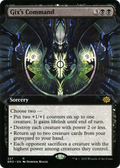 Gix's Command (Extended Art) (BRO-327) - The Brothers' War: (Extended Art) Foil