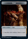 Clue // Emblem - Wrenn and Seven Double-Sided Token (MID-16 // 18) - Innistrad: Midnight Hunt Foil