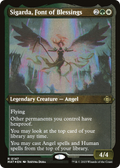Sigarda, Font of Blessings (Foil Etched) (MAT-147) - March of the Machine: The Aftermath Foil