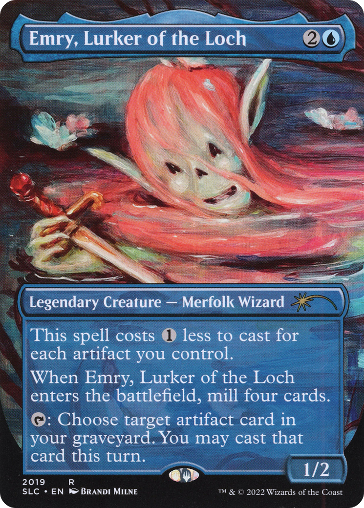 Emry, Lurker of the Loch (SLC-2019) - Secret Lair Countdown Kit (Borderless) Foil