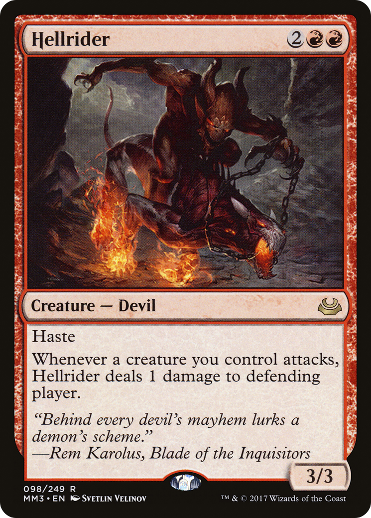 Hellrider (MM3-098) - Modern Masters 2017 Foil