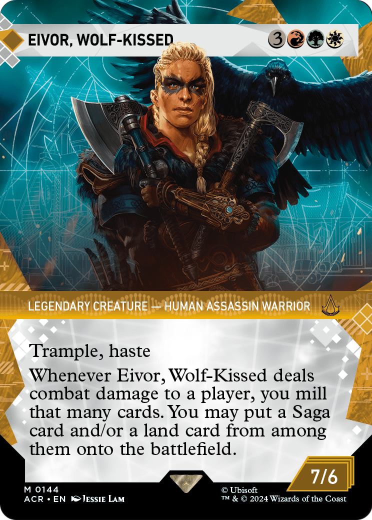 Eivor, Wolf-Kissed (Showcase) (ACR-144) - Assassin's Creed: (Showcase) (Borderless)
