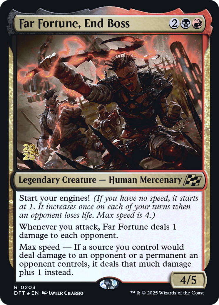 Far Fortune, End Boss (PRE-203) - Prerelease Cards Foil