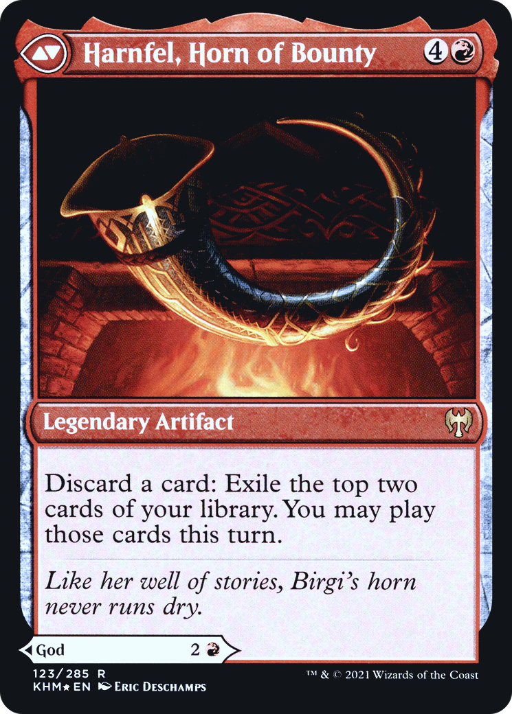 Birgi, God of Storytelling (PRE-123S) - Kaldheim Promos Foil