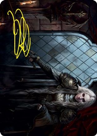 Thalia, Guardian of Thraben Art Card (Gold-Stamped Signature) (ASVOW-018) - Art Series: Innistrad: Crimson Vow