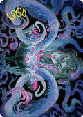 Demonic Bargain Art Card (Gold-Stamped Signature) (ASVOW-030) - Art Series: Innistrad: Crimson Vow