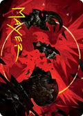 Abrade Art Card (Gold-Stamped Signature) (ASVOW-038) - Art Series: Innistrad: Crimson Vow