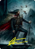Dracula, Blood Immortal Art Card (Gold-Stamped Signature) (ASVOW-071) - Art Series: Innistrad: Crimson Vow