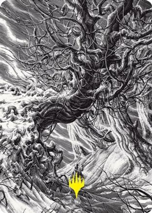 Forest Art Card (Gold-Stamped) (ASVOW-081) - Art Series: Innistrad: Crimson Vow